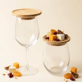 Bamboo Switch BAMBOO WINE GLASS CHARCUTERIE TOPPER