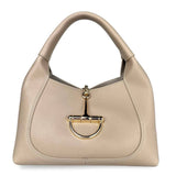 Made in Italy "DELFINA" LEATHER STIRRUP BAG