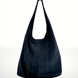 Made in Italy "SILVIA" SUEDE SHOULDER BAG