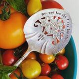 Upcycled Flatware TOMATO SERVER