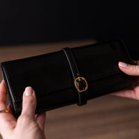 Made in Italy LEATHER JEWELRY TRAVEL CASE