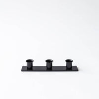 Millstream Home THREE CANDLE IRON TAPER HOLDER