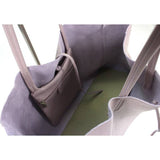 Made in Italy LEATHER TIE-CLOSURE TOTE