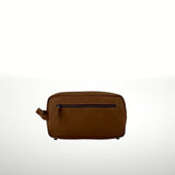 Made in Italy "NESTOR" LEATHER TOILETRY BAG