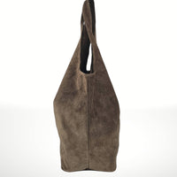 Made in Italy "NANCY" SUEDE SHOULDER BAG