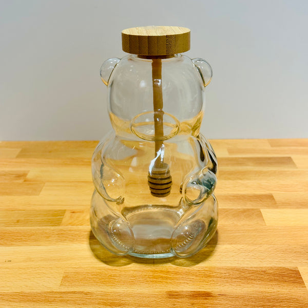 GLASS HONEY BEAR