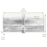 Made in Italy LEATHER JEWELRY TRAVEL CASE