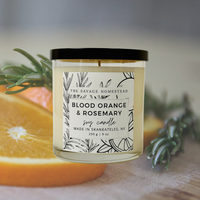 Soy Candle <br>BLOOD ORANGE & ROSEMARY