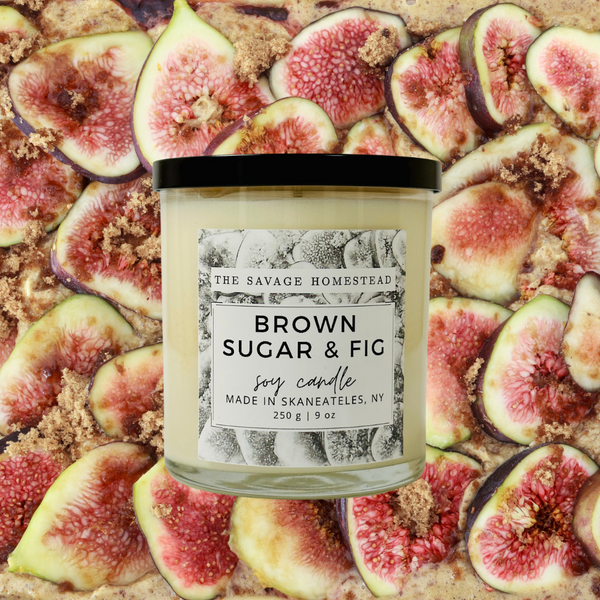 Soy Candle <br>BROWN SUGAR & FIG