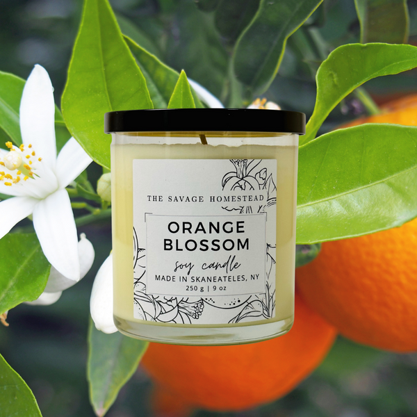Soy Candle <br>ORANGE BLOSSOM