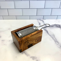 Olive Wood CHEESE & NUTMEG GRATER