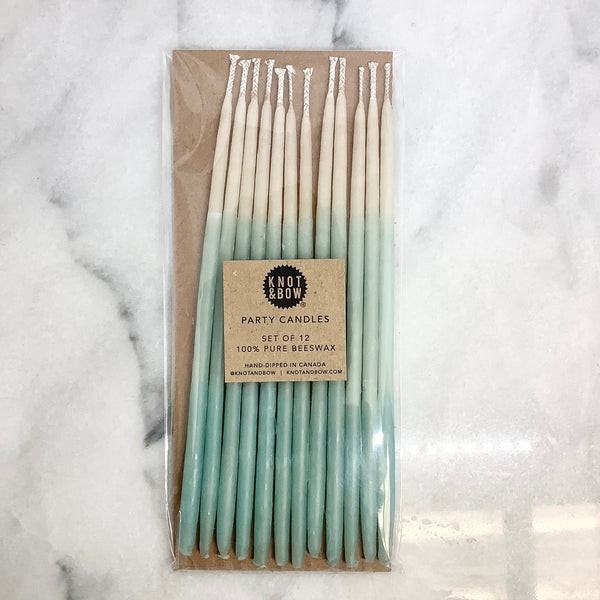 Knot & Bow <br>TALL BEESWAX BIRTHDAY CANDLES