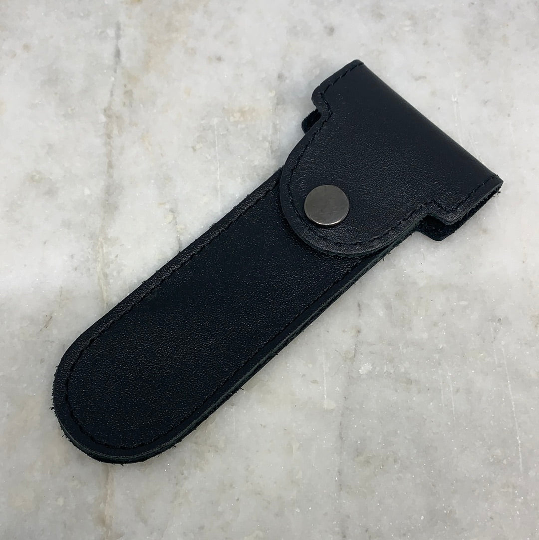 LEATHER SAFETY RAZOR POUCH – The Savage Homestead