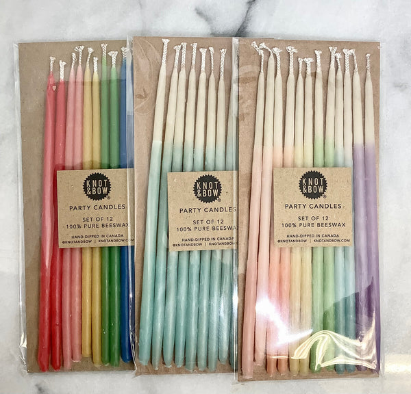 100% Pure Beeswax Birthday Candles