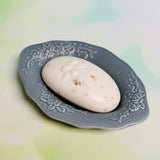 South of France Collection <br>CERAMIC SOAP DISH & OLIVE OIL SOAP