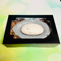 South of France Collection <br>CERAMIC SOAP DISH & OLIVE OIL SOAP