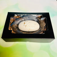 South of France Collection CERAMIC SOAP DISH & OLIVE OIL SOAP